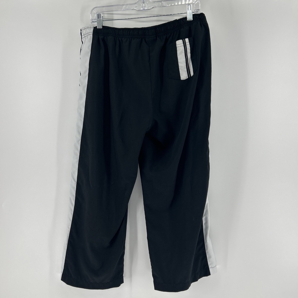 Adidas Pants Women's Large Black Logo Activewear Athleisure Exercise Comfort - Picture 2 of 15